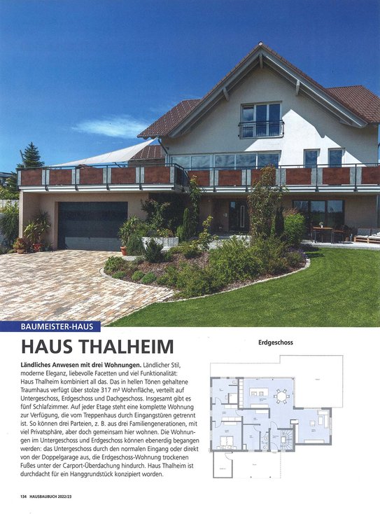 Hausbaubuch Nr. 1 2022-23 Haus Thalheim